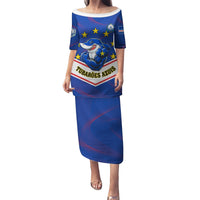 Cape Verde Football Puletasi Come On Tubaroes Azuis - Wonder Print Shop