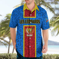 DR Congo Football Hawaiian Shirt Go Les Leopards - Wonder Print Shop