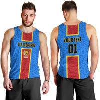 DR Congo Football Men Tank Top Go Les Leopards - Wonder Print Shop
