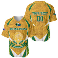 South Africa Soccer Baseball Jersey Come On Bafana Bafana - Wonder Print Shop