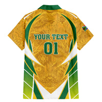 South Africa Soccer Family Matching Mermaid Dress and Hawaiian Shirt Come On Bafana Bafana - Wonder Print Shop