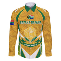 South Africa Soccer Family Matching Puletasi and Hawaiian Shirt Come On Bafana Bafana - Wonder Print Shop