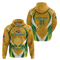 South Africa Soccer Zip Hoodie Come On Bafana Bafana - Wonder Print Shop