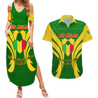 Mali Football Couples Matching Summer Maxi Dress and Hawaiian Shirt Tous Derriere Les Aigles Du Mali - Wonder Print Shop