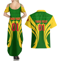 Mali Football Couples Matching Summer Maxi Dress and Hawaiian Shirt Tous Derriere Les Aigles Du Mali - Wonder Print Shop