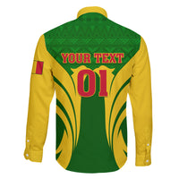 Mali Football Family Matching Long Sleeve Bodycon Dress and Hawaiian Shirt Tous Derriere Les Aigles Du Mali - Wonder Print Shop