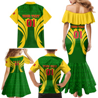 Mali Football Family Matching Mermaid Dress and Hawaiian Shirt Tous Derriere Les Aigles Du Mali - Wonder Print Shop