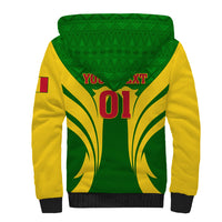 Mali Football Sherpa Hoodie Tous Derriere Les Aigles Du Mali - Wonder Print Shop