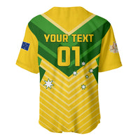 Australia Soccer Baseball Jersey Go Socceroos - Wonder Print Shop