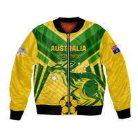 Australia Soccer Bomber Jacket Go Socceroos - Wonder Print Shop