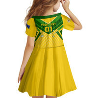 Australia Soccer Family Matching Off Shoulder Maxi Dress and Hawaiian Shirt Go Socceroos - Wonder Print Shop