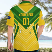 Australia Soccer Hawaiian Shirt Go Socceroos - Wonder Print Shop