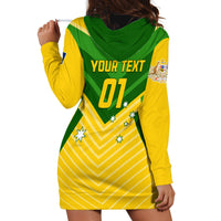 Australia Soccer Hoodie Dress Go Socceroos - Wonder Print Shop
