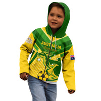 Australia Soccer Kid Hoodie Go Socceroos - Wonder Print Shop