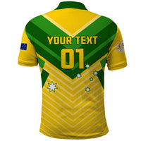 Australia Soccer Polo Shirt Go Socceroos - Wonder Print Shop