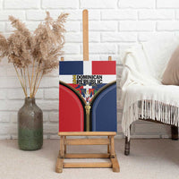 Dominican Republic 1844 Canvas Wall Art Coat Of Arms Zipper Stylized