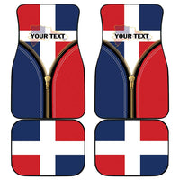 Dominican Republic 1844 Car Mats Coat Of Arms Zipper Stylized
