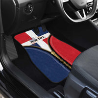 Dominican Republic 1844 Car Mats Coat Of Arms Zipper Stylized