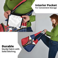 Dominican Republic 1844 Grocery Bag Coat Of Arms Zipper Stylized