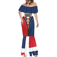 Personalized Dominican Republic 1844 Mermaid Dress Coat Of Arms Zipper Stylized