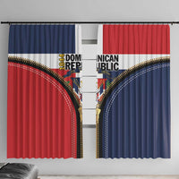 Dominican Republic 1844 Window Curtain Coat Of Arms Zipper Stylized