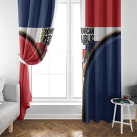 Dominican Republic 1844 Window Curtain Coat Of Arms Zipper Stylized