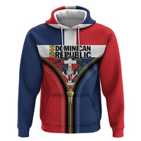 Personalized Dominican Republic 1844 Zip Hoodie Coat Of Arms Zipper Stylized