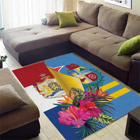 Aruba-Netherlands Area Rug Tropical Unique Style