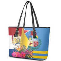 Aruba-Netherlands Leather Tote Bag Tropical Unique Style