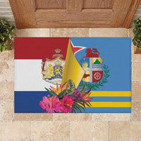 Aruba-Netherlands Rubber Doormat Tropical Unique Style