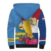 Aruba-Netherlands Sherpa Hoodie Tropical Unique Style