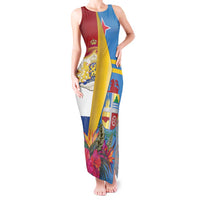 Aruba-Netherlands Tank Maxi Dress Tropical Unique Style