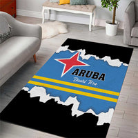Aruba Dushi Tera Area Rug Coat Of Arms Torn Paper Stylized