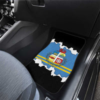 Aruba Dushi Tera Car Mats Coat Of Arms Torn Paper Stylized