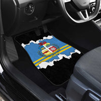 Aruba Dushi Tera Car Mats Coat Of Arms Torn Paper Stylized