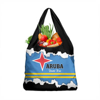 Aruba Dushi Tera Grocery Bag Coat Of Arms Torn Paper Stylized