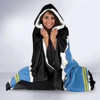 Aruba Dushi Tera Hooded Blanket Coat Of Arms Torn Paper Stylized