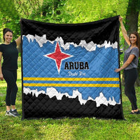 Aruba Dushi Tera Quilt Coat Of Arms Torn Paper Stylized