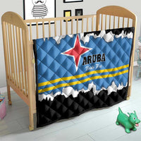 Aruba Dushi Tera Quilt Coat Of Arms Torn Paper Stylized