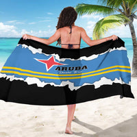 Aruba Dushi Tera Sarong Coat Of Arms Torn Paper Stylized