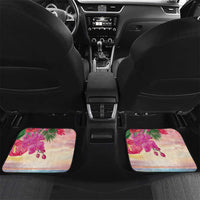 Aruba Flamingo Car Mats Tropical Sunset Vibes