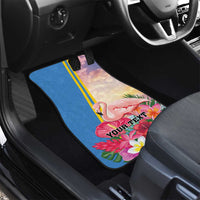Aruba Flamingo Car Mats Tropical Sunset Vibes