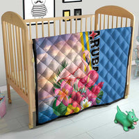 Aruba Flamingo Quilt Tropical Sunset Vibes