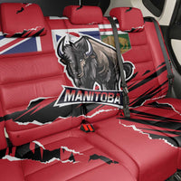 Canada Manitoba Province Bison Back Car Seat Cover Gloriosus et Liber