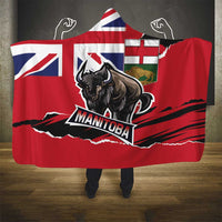 Canada Manitoba Province Bison Hooded Blanket Gloriosus et Liber