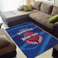 Dominican Republic Basketball Area Rug Enjoy The Game