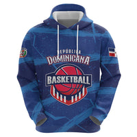 Custom Dominican Republic Basketball Hoodie Enjoy The Game