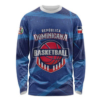 Custom Dominican Republic Basketball Long Sleeve Shirt Enjoy The Game