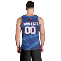 Custom Dominican Republic Basketball Men Tank Top Enjoy The Game