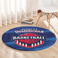 Dominican Republic Basketball Round Carpet Enjoy The Game